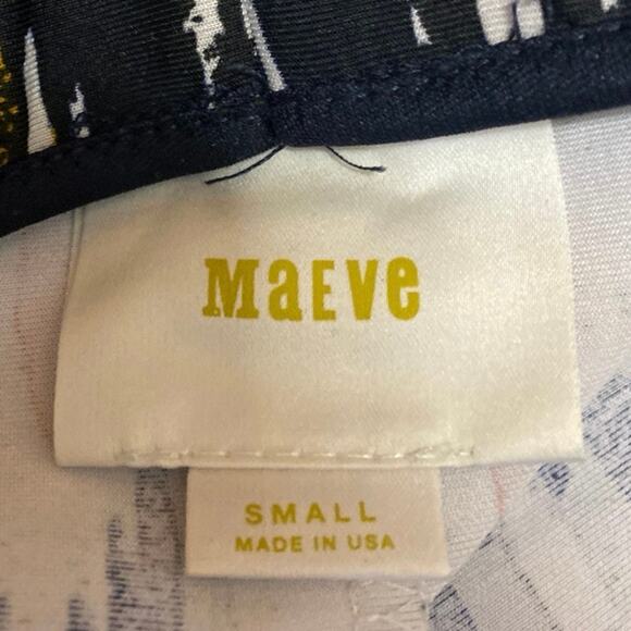 Anthropologie Maeve Multicolor Aztec Tribal Print Knee Length Pencil Skirt Sz S - Picture 4 of 5